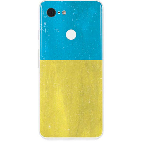 Ukraine Flag Distressed Google Pixel 3 Skin